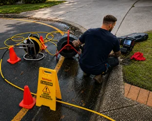 On-site drain inspection at a Collaroy property